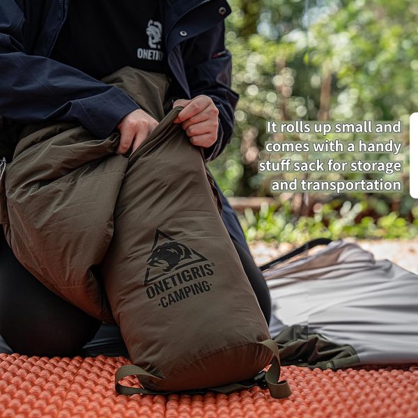OneTigris Bushcrafter’s Sleeping Bags, Mummy Sleeping Bag for Camping Hiking Backpacking, Survival Gear - Image 2